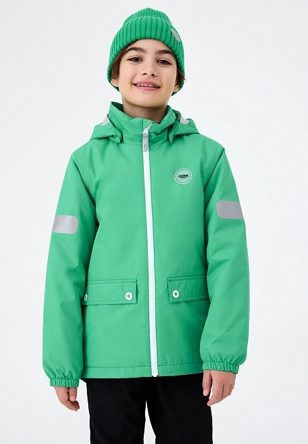 Детская утепленная куртка Lassie Symppis Зеленая | фото