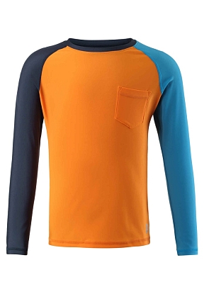 Плавательная футболка Reima Tioman Оранжевая | фото