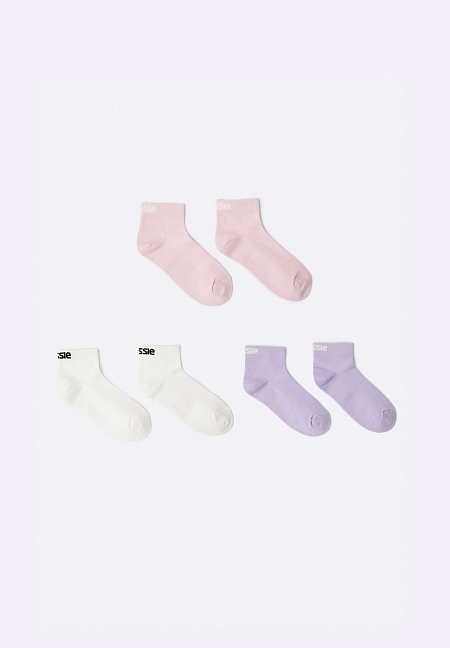 Детские носки Lassie Vauhtiin, 3 пары Белые | фото