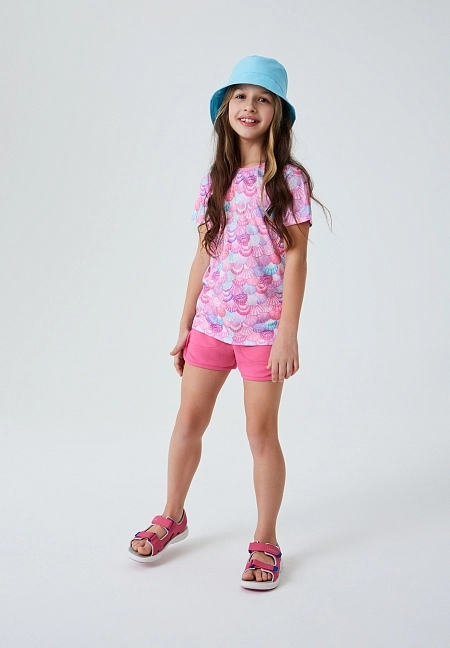 Детская футболка Lassie Lupaava Розовая | фото
