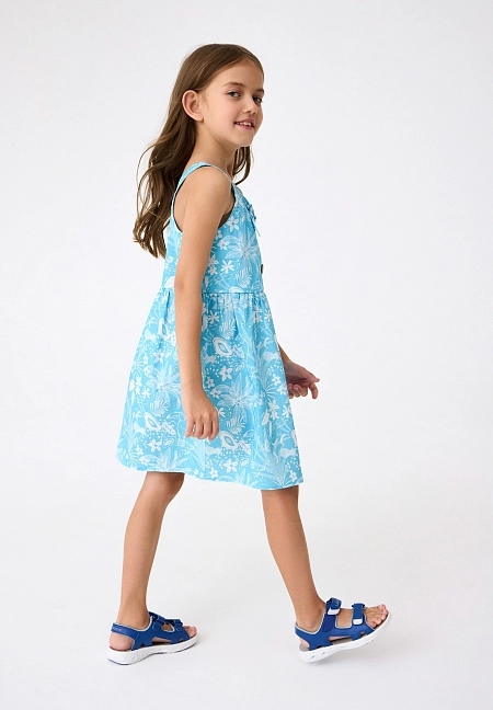 Детское платье Lassie Tippa Голубое | фото