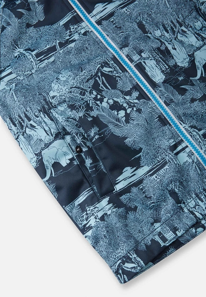 Толстовка-ветровка 2 в 1 из материала Softshell Dara Синяя Lassie - артикул: 721784