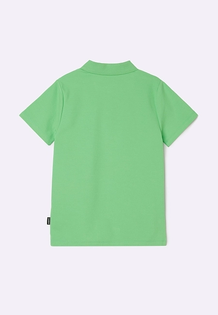 Детская футболка-поло Lassie Amber Зеленая | фото