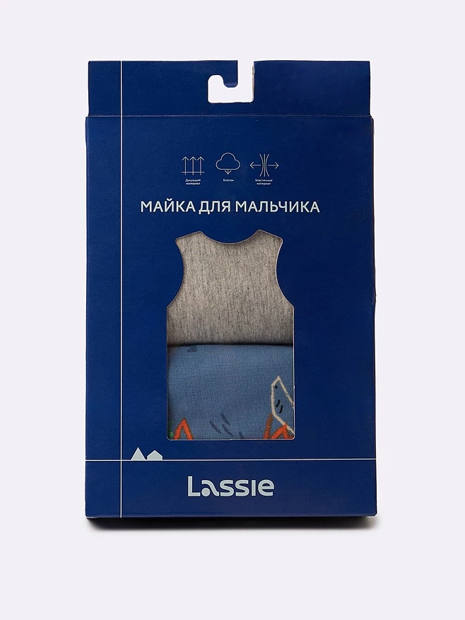 Майки для мальчика Lassie Taulukko, 2 шт.  Lassie - артикул: 72203208