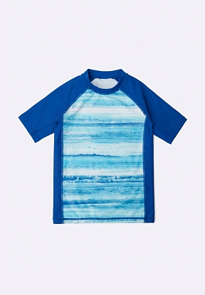 Детская футболка для плавания Lassie Uiva Голубая | фото