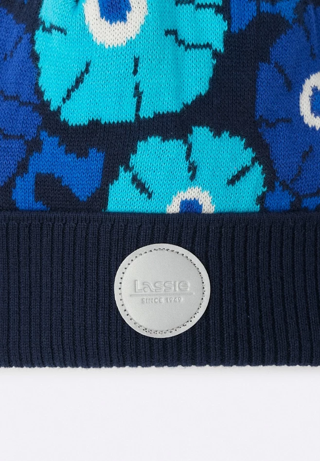 Детская шапка-бини Lassie Nilla Синяя Lassie - артикул: 7300046A Детская шапка-бини Lassie Nilla Синяя Lassie - артикул: 7300046A