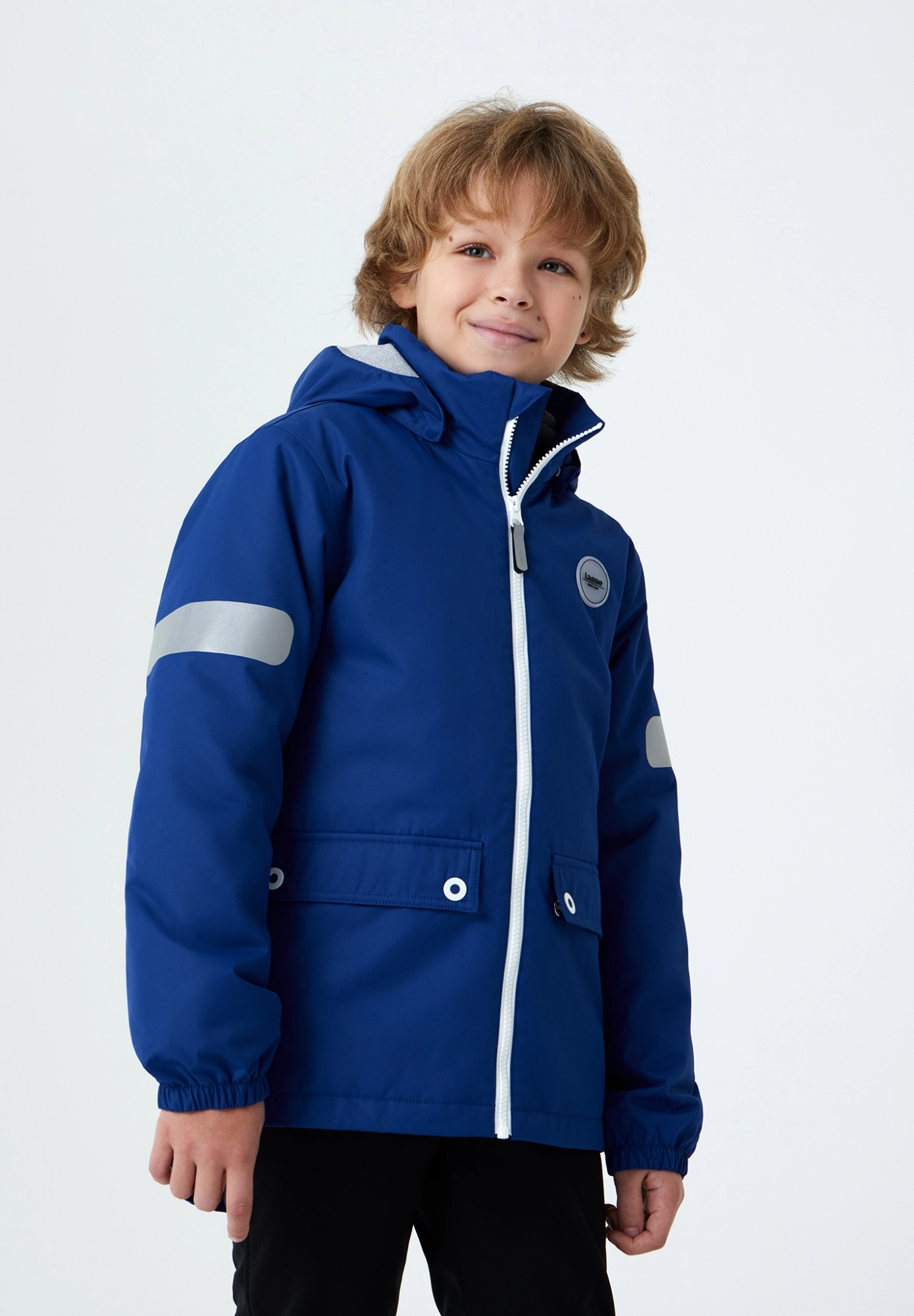 Детская утепленная куртка Lassie Symppis Синяя | фото