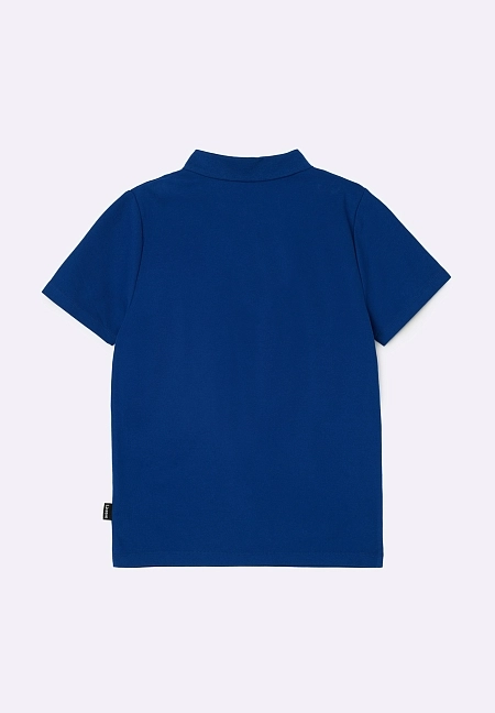 Детская футболка-поло Lassie Amber Синяя | фото