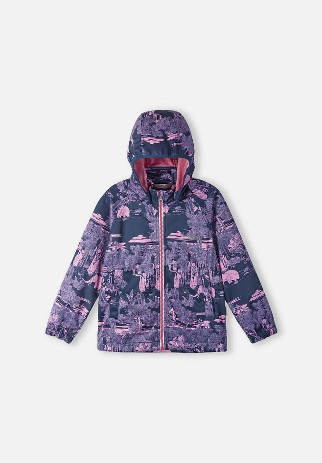 Толстовка-ветровка 2 в 1 из материала Softshell Dara Синяя Lassie - артикул: 721784