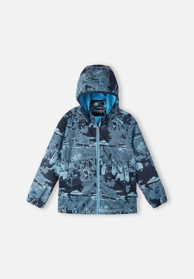 Толстовка-ветровка 2 в 1 из материала Softshell Dara Синяя Lassie - артикул: 721784