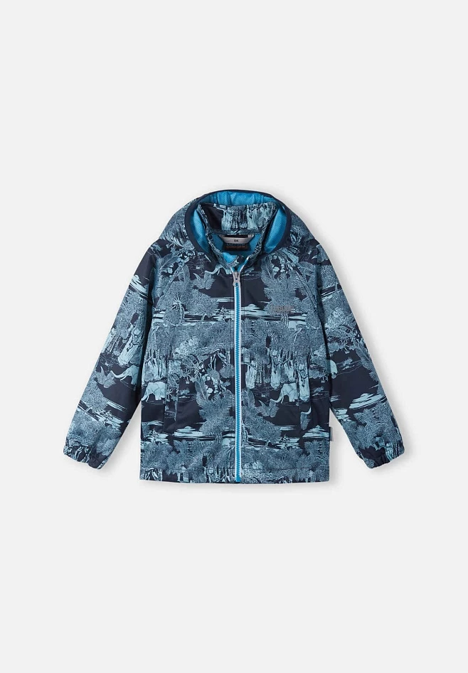Толстовка-ветровка 2 в 1 из материала Softshell Dara Синяя Lassie - артикул: 721784