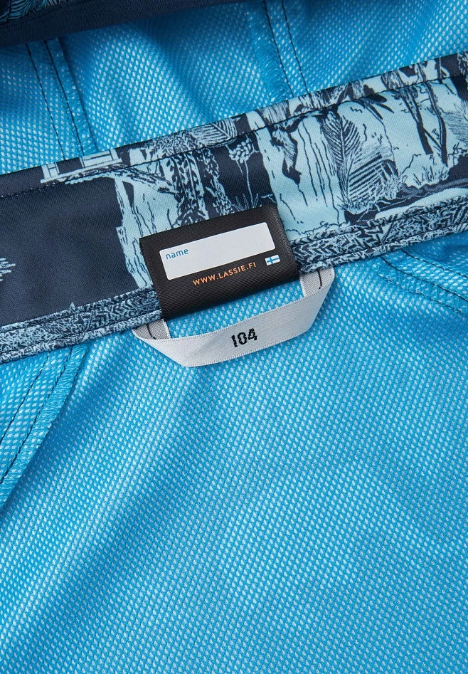 Толстовка-ветровка 2 в 1 из материала Softshell Dara Синяя Lassie - артикул: 721784