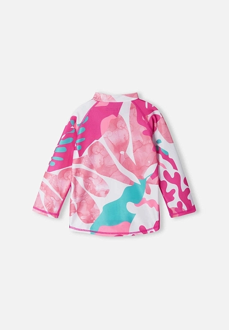 Детская плавательная футболка Reima Tuvalu Розовая | фото